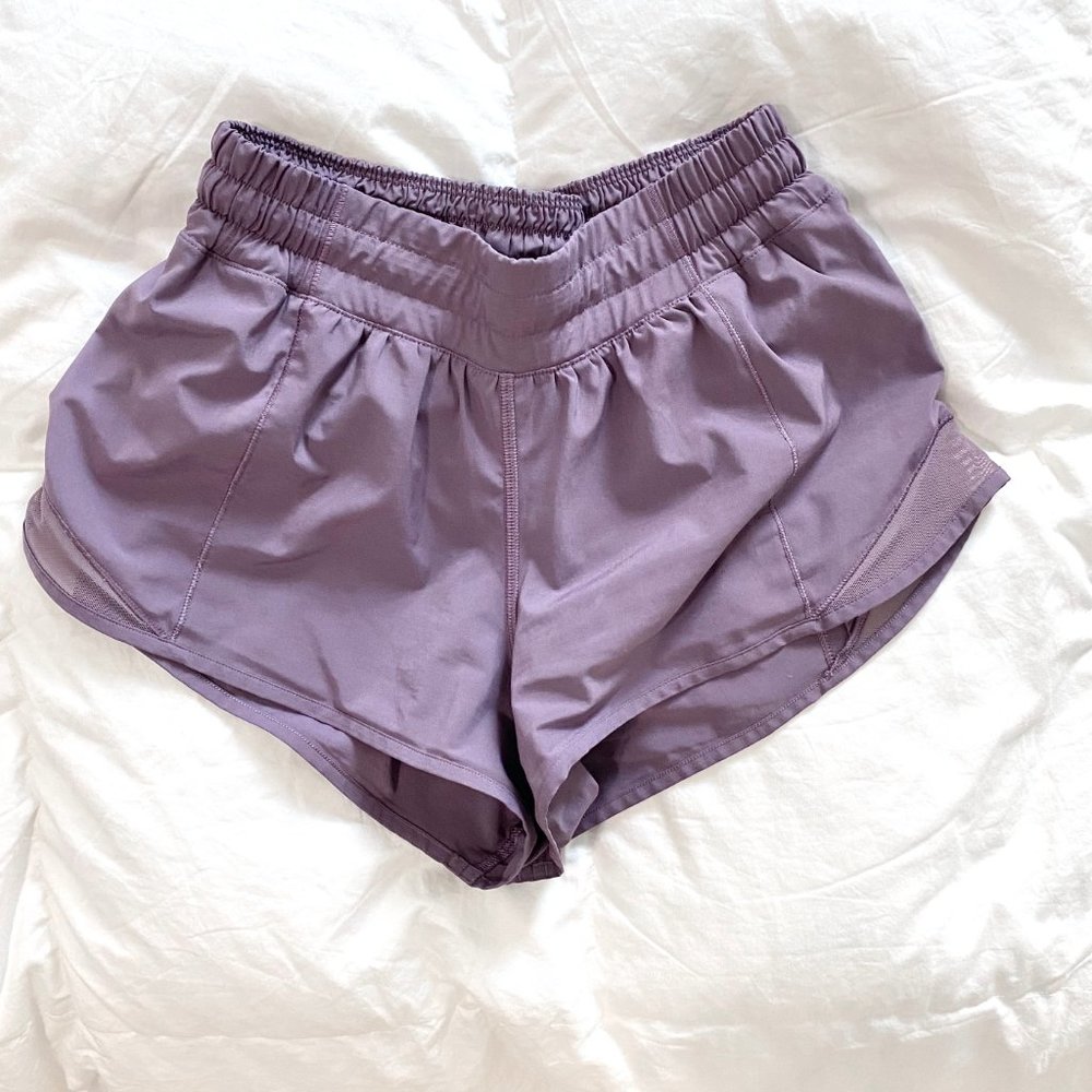 Lululemon Hotty Hot Shorts Rare Smoked Mulberry 8